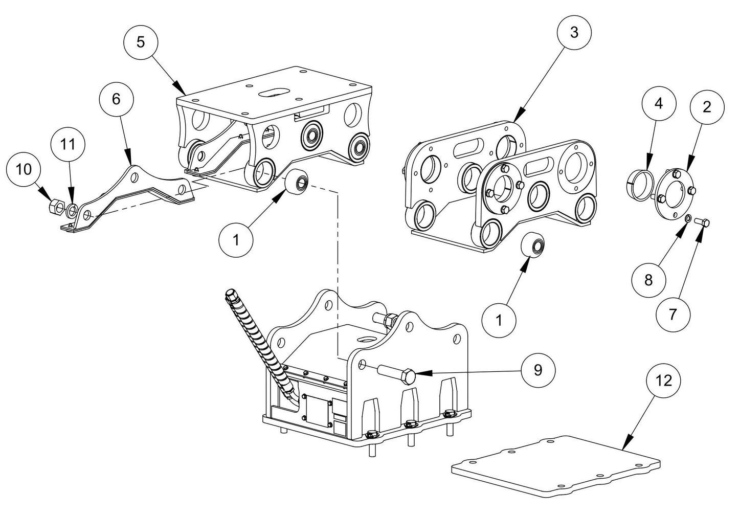 Bracket Assemblies Parts By MBW
