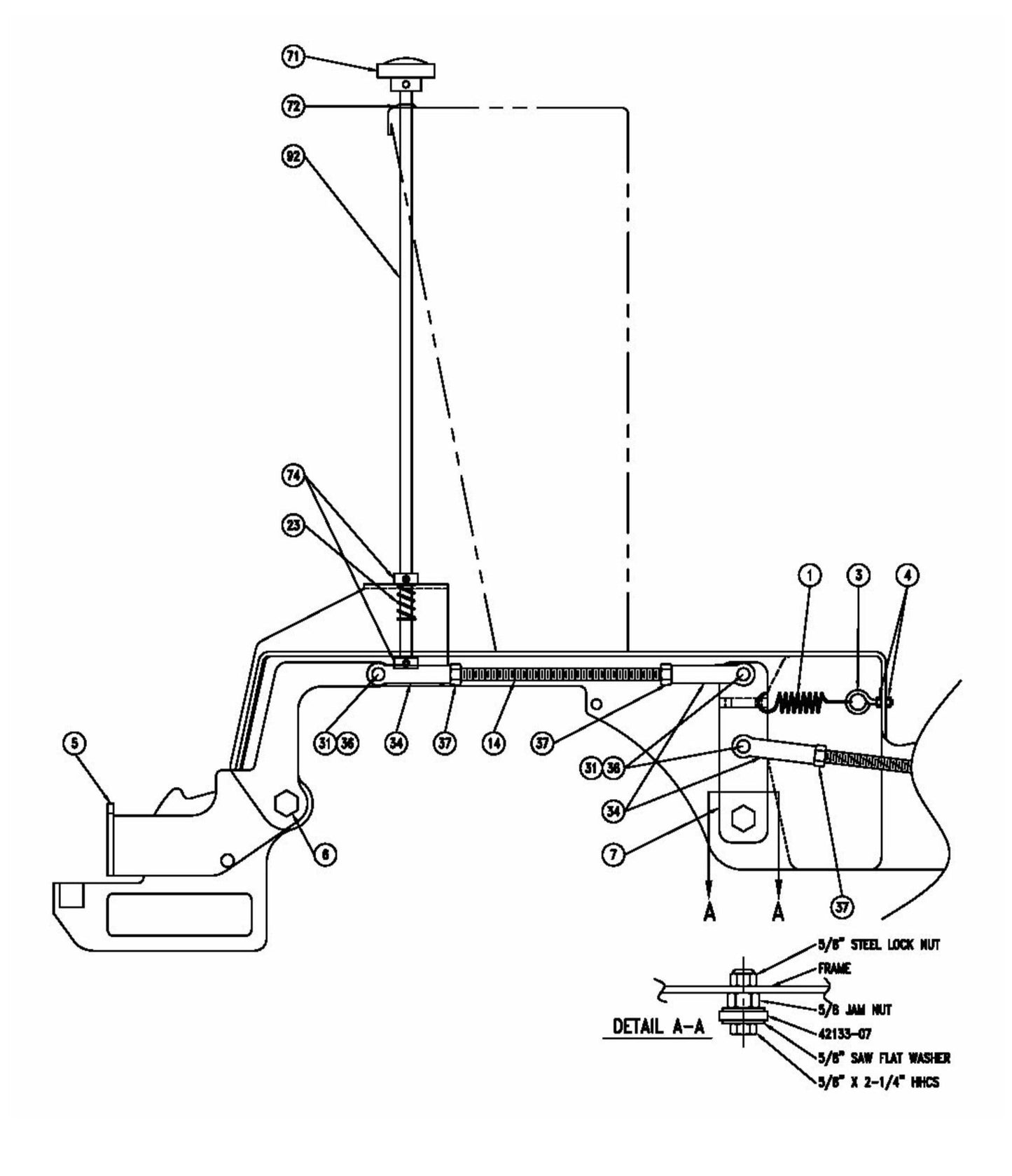 MB-16 Brake System Diagram 3 Parts By Miller Curber