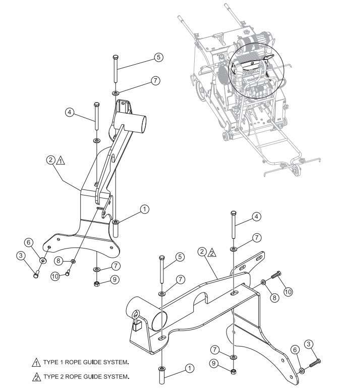 Lift Bail Assembly Parts-PS706016, PS706020, PS706026, PS706030, PS706036 DEUTZ BF3L2011 DIESEL ENGINE