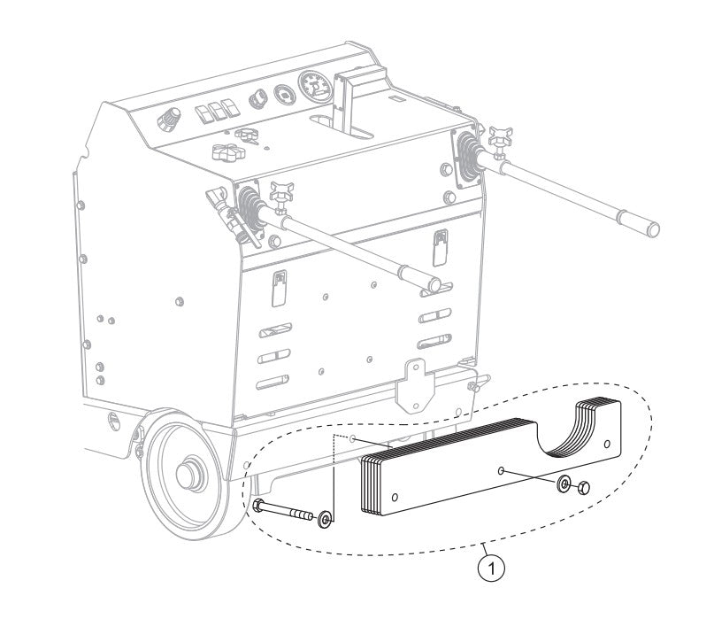 Optional Weight Kit Assembly Parts-PS706016, PS706020, PS706026, PS706030, PS706036 DEUTZ BF3L2011 DIESEL ENGINE