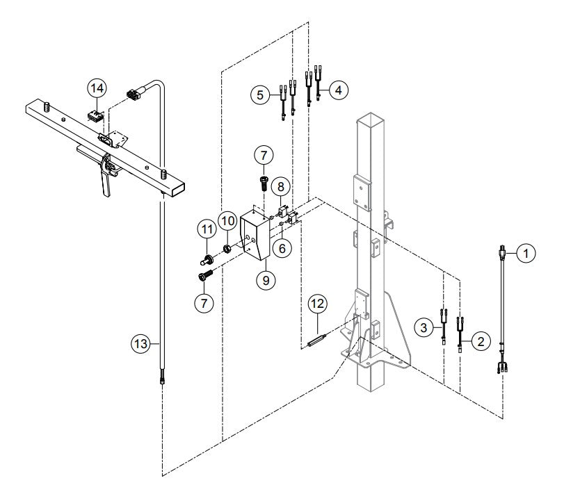 Cable And Switch Assembly Parts-GB43LED S/N G4100104 and below