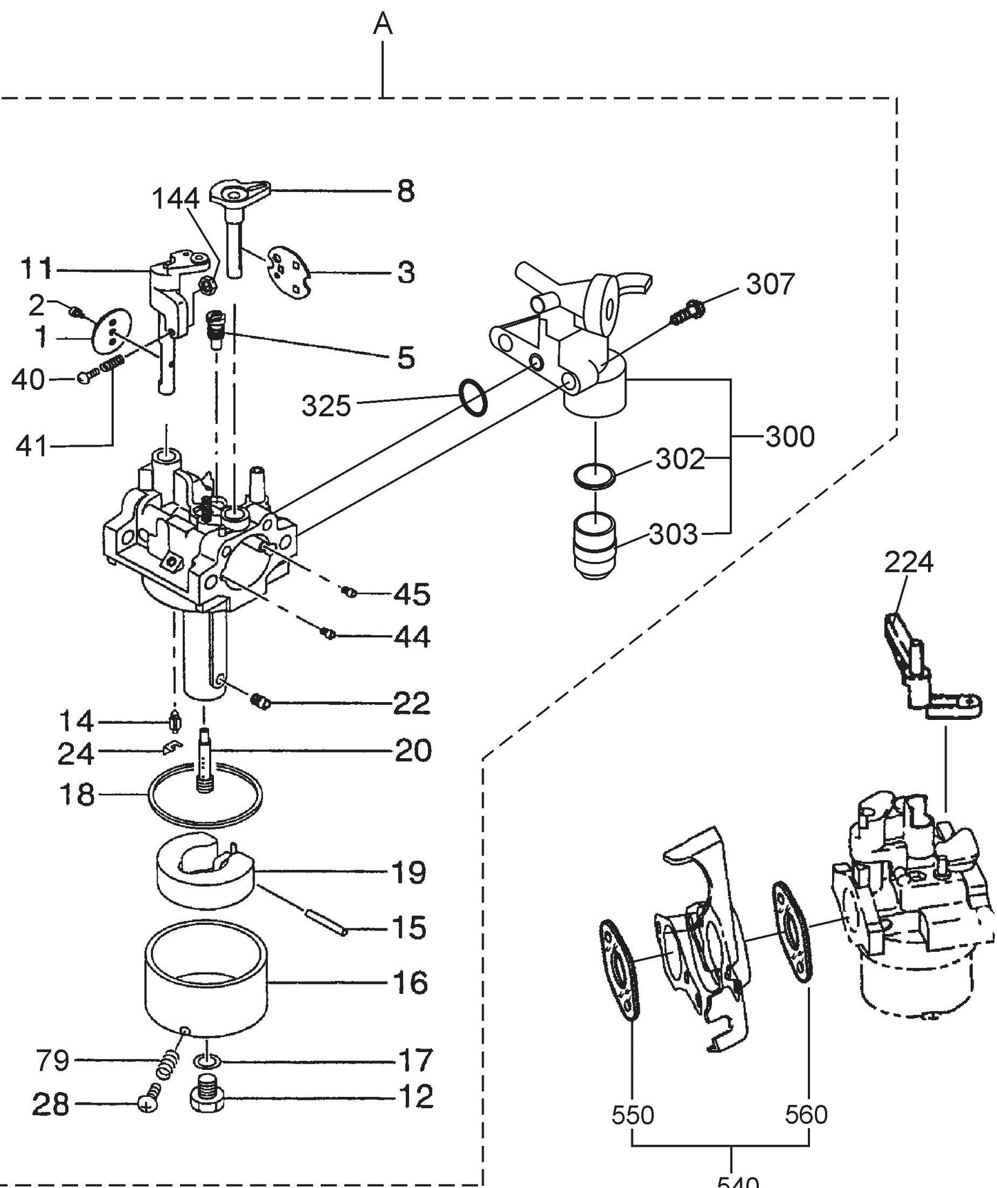 MQ QP2E ROBIN EX130D51111 ENGINE Carburetor Assembly Parts By Multiquip