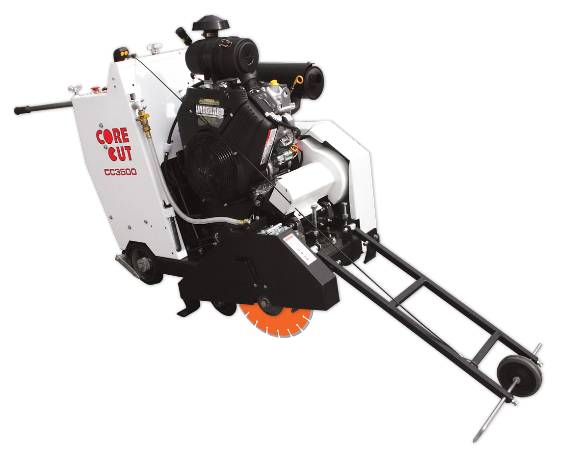 CC3500 Gas Self propelled Walk Behind Saw by Core Cut Diamond Products