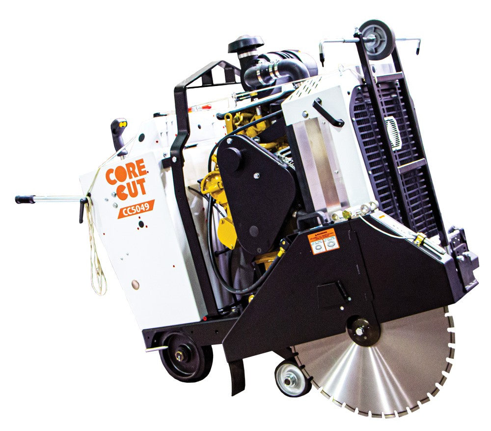 CC5049DC 26" to 42" Diesel Front Pivot Walk behind Saw with CAT Engine by Core Cut Diamond Products