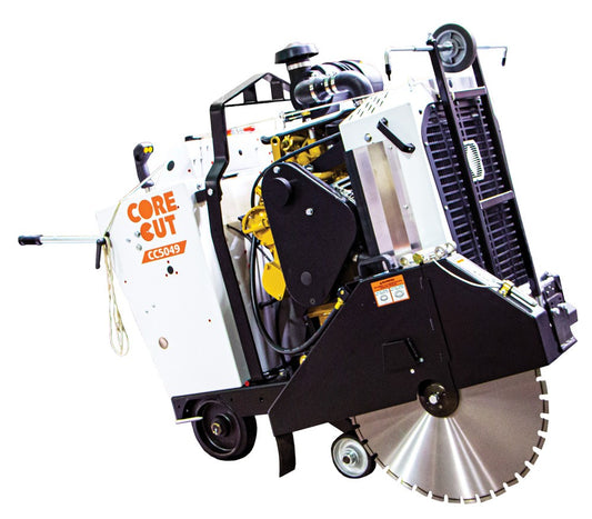 CC5049DC 26" to 42" Diesel Front Pivot Walk behind Saw with CAT Engine by Core Cut Diamond Products