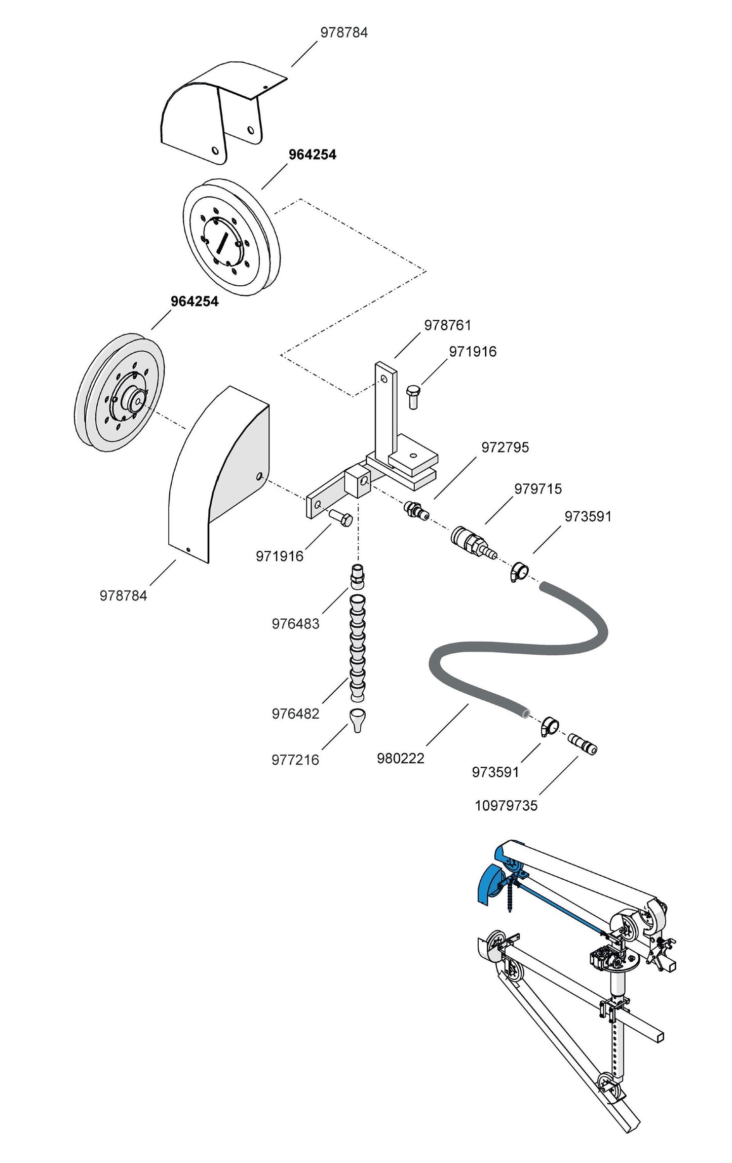 CCH25/CCE25 Breakdown Assembly-1 Parts