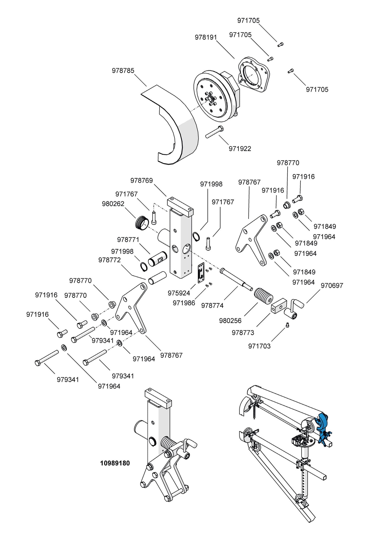CCH25/CCE25 Breakdown Assembly-3 Parts