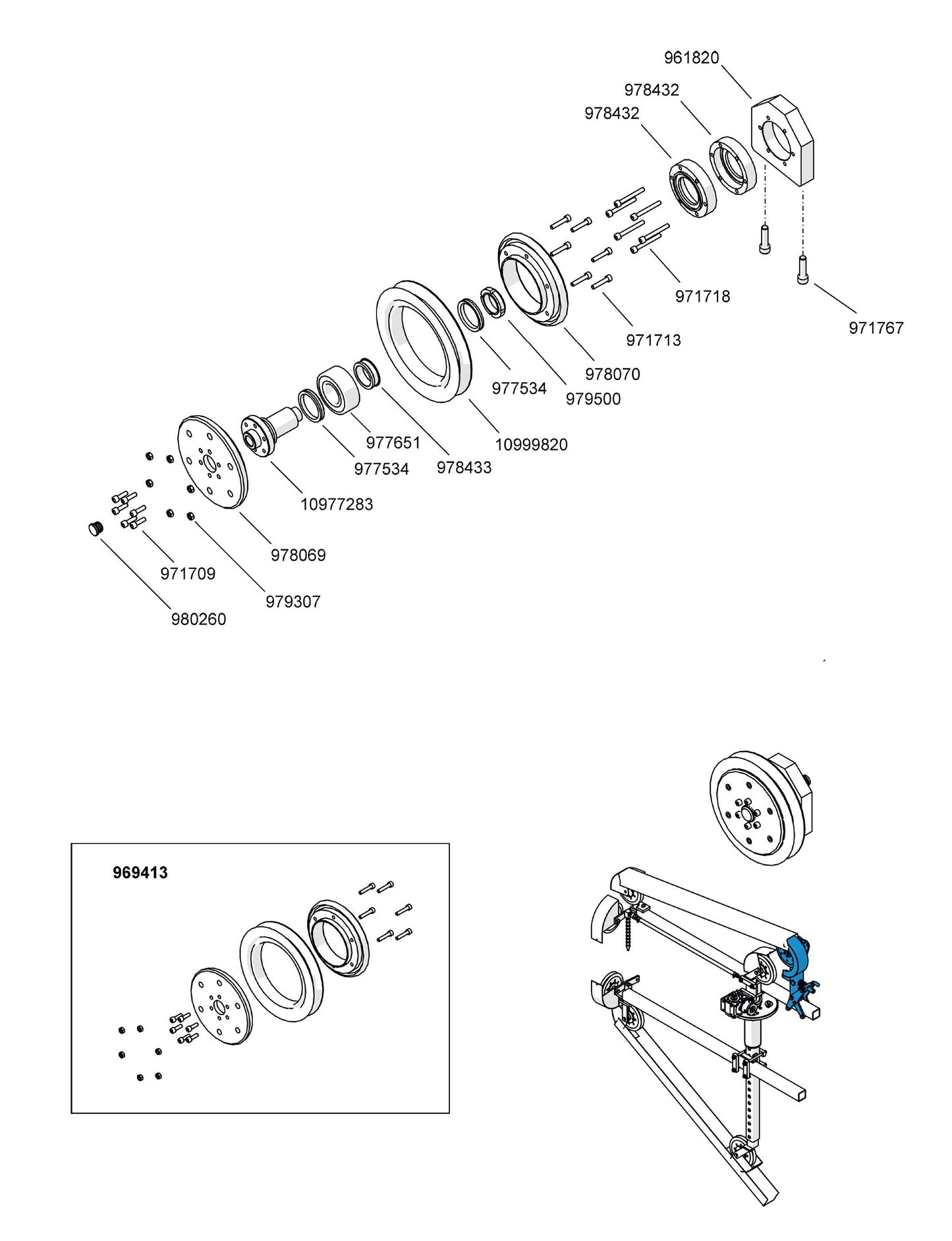 CCH25/CCE25 Breakdown Assembly-4 Parts