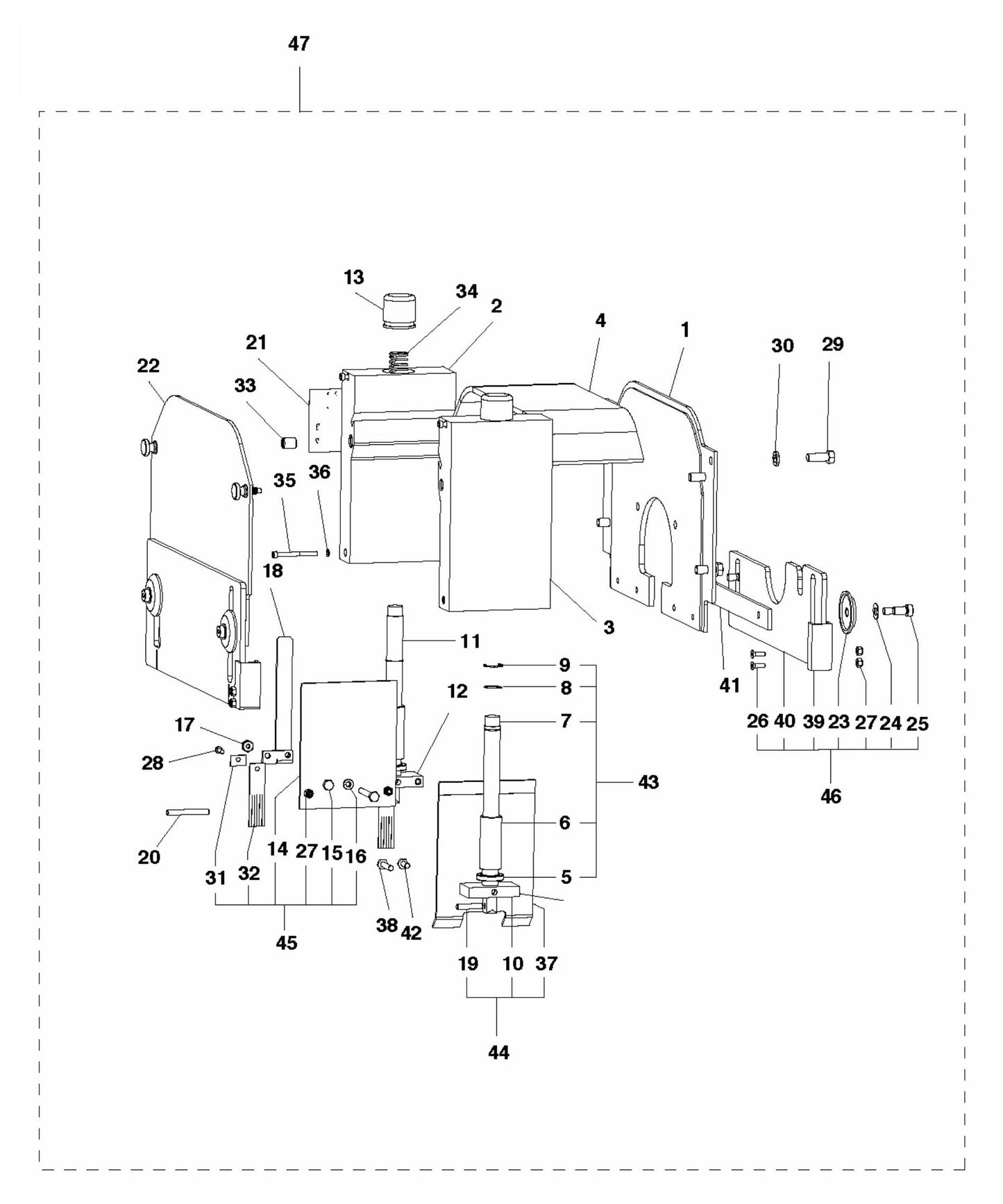 Soff Cut 4000, 2015-10 Blade Housing Assembly Parts by Husqvarna