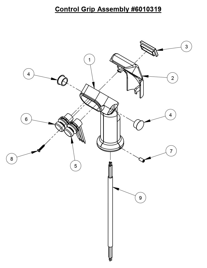CC3535 Control Grip Assembly