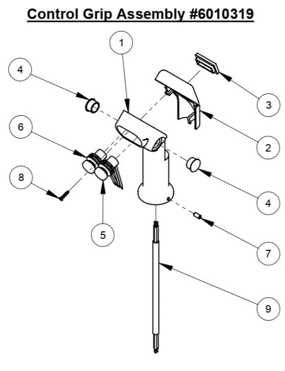CC4144D Control Grip Assembly