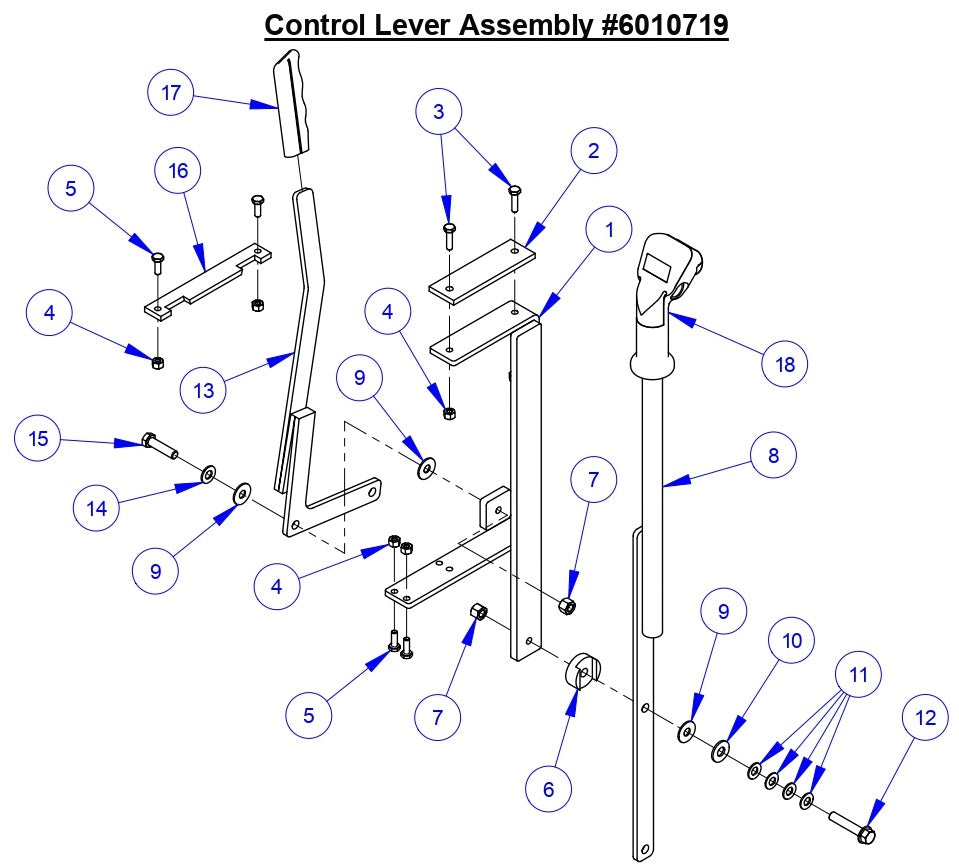 CC6561 Control Lever Assembly
