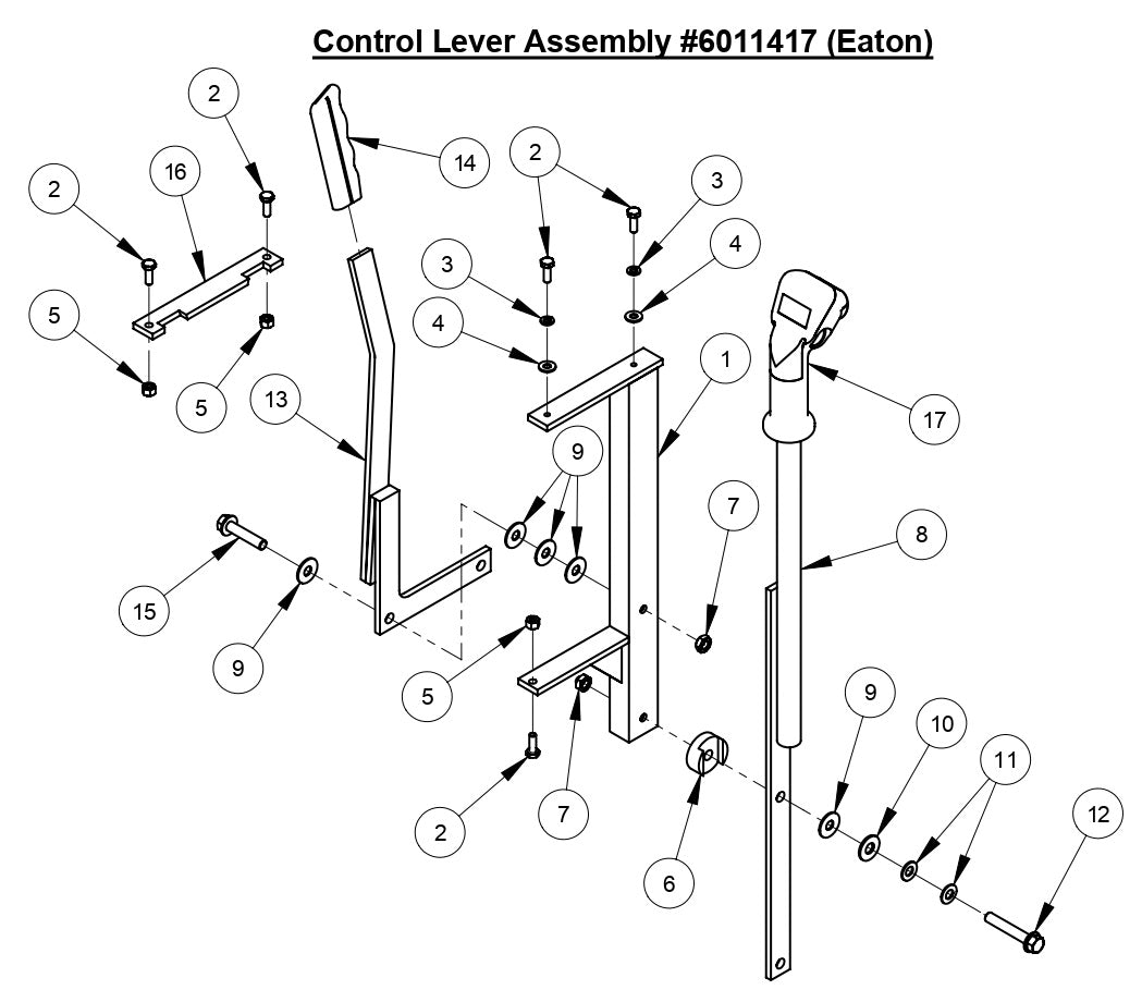 CC3535 Control Lever Assembly