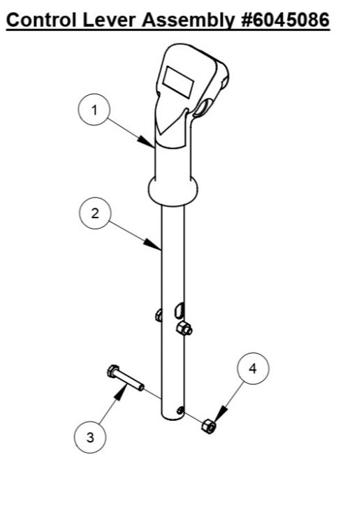 CC4144D. CC4144D-XL, CC4144DXL-3 Control Lever Assembly Parts
