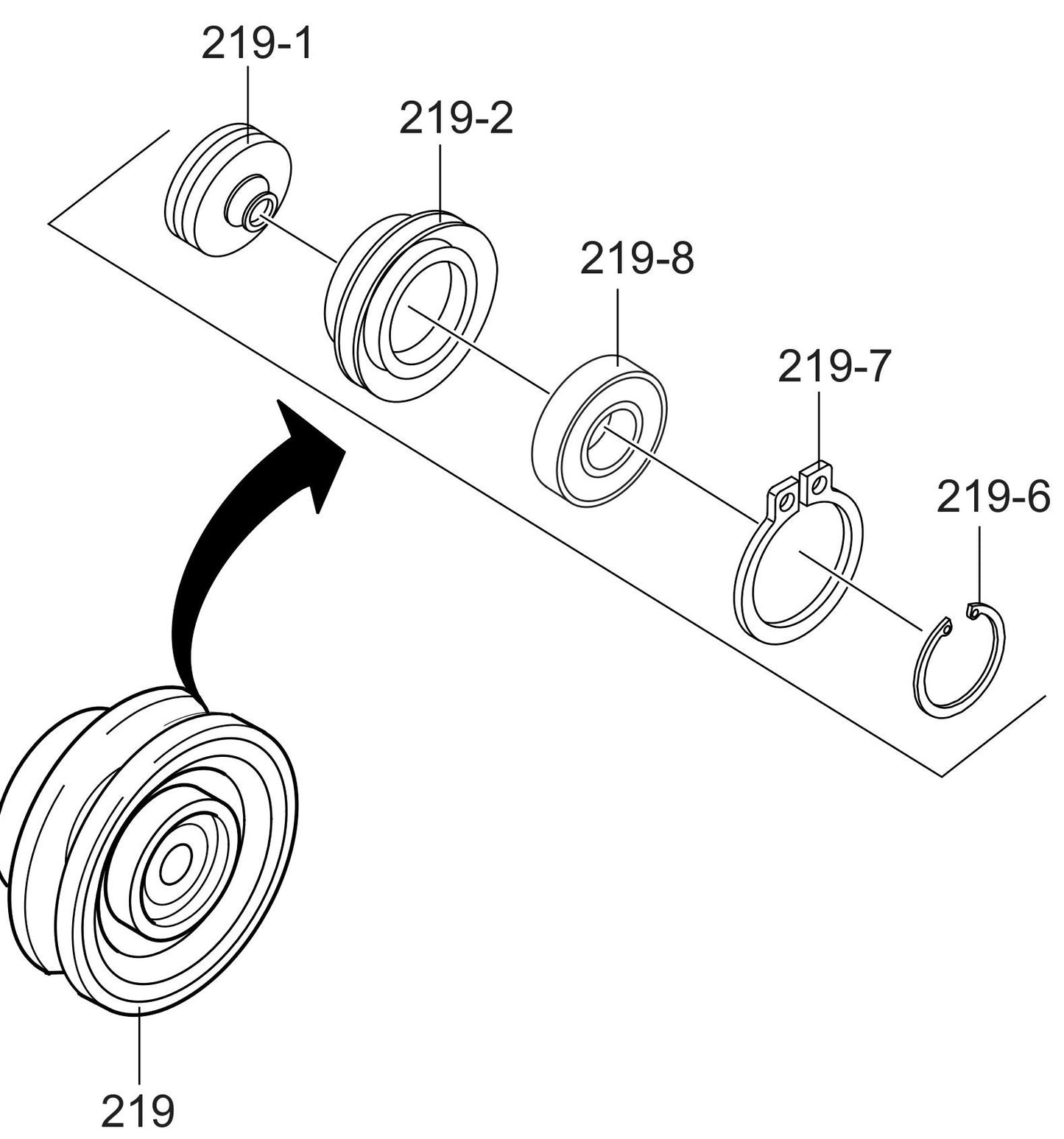 MVB85H Clutch Assembly Parts