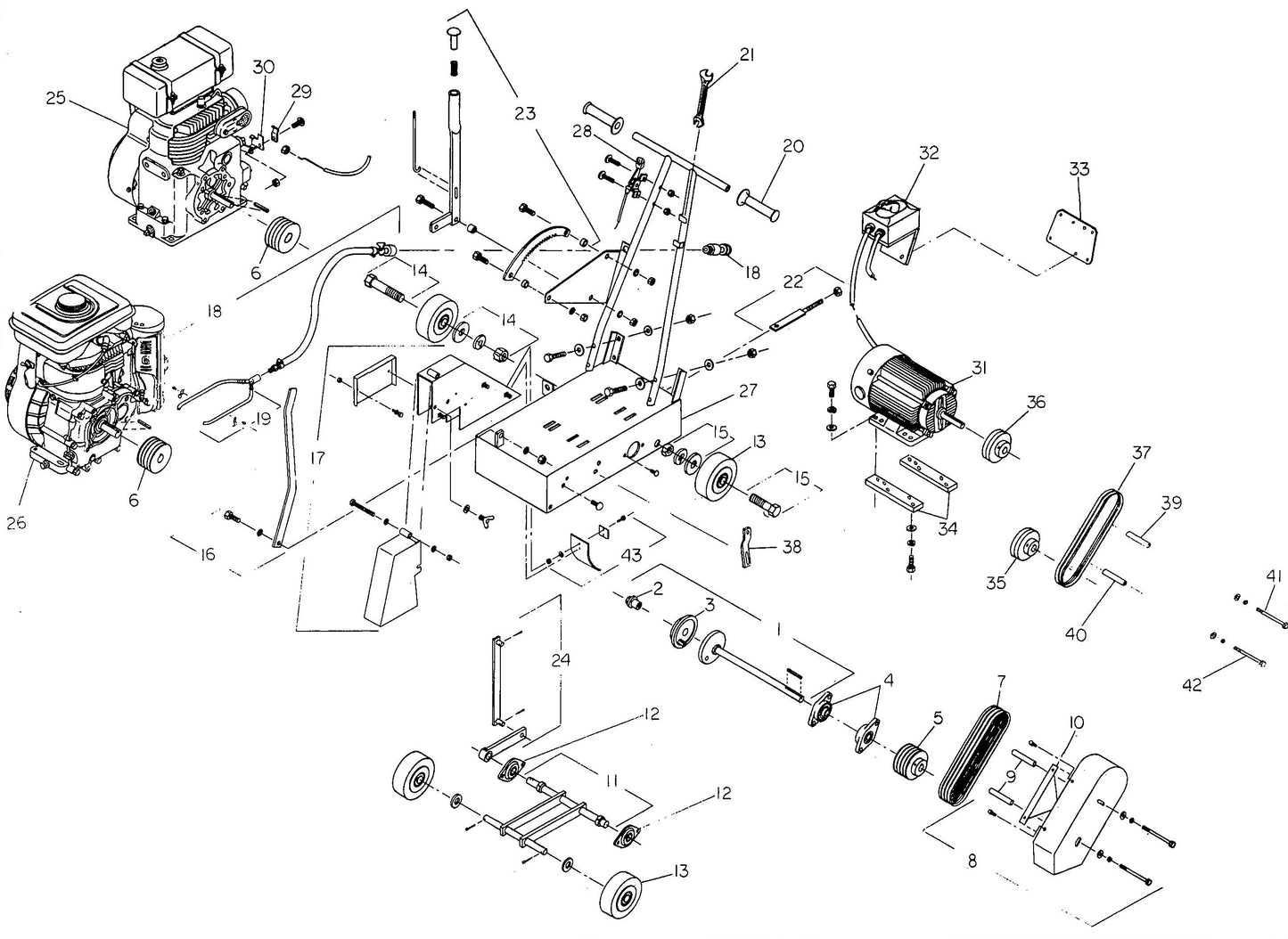 C105 C55 Concrete Saw Parts By Norton Clippers