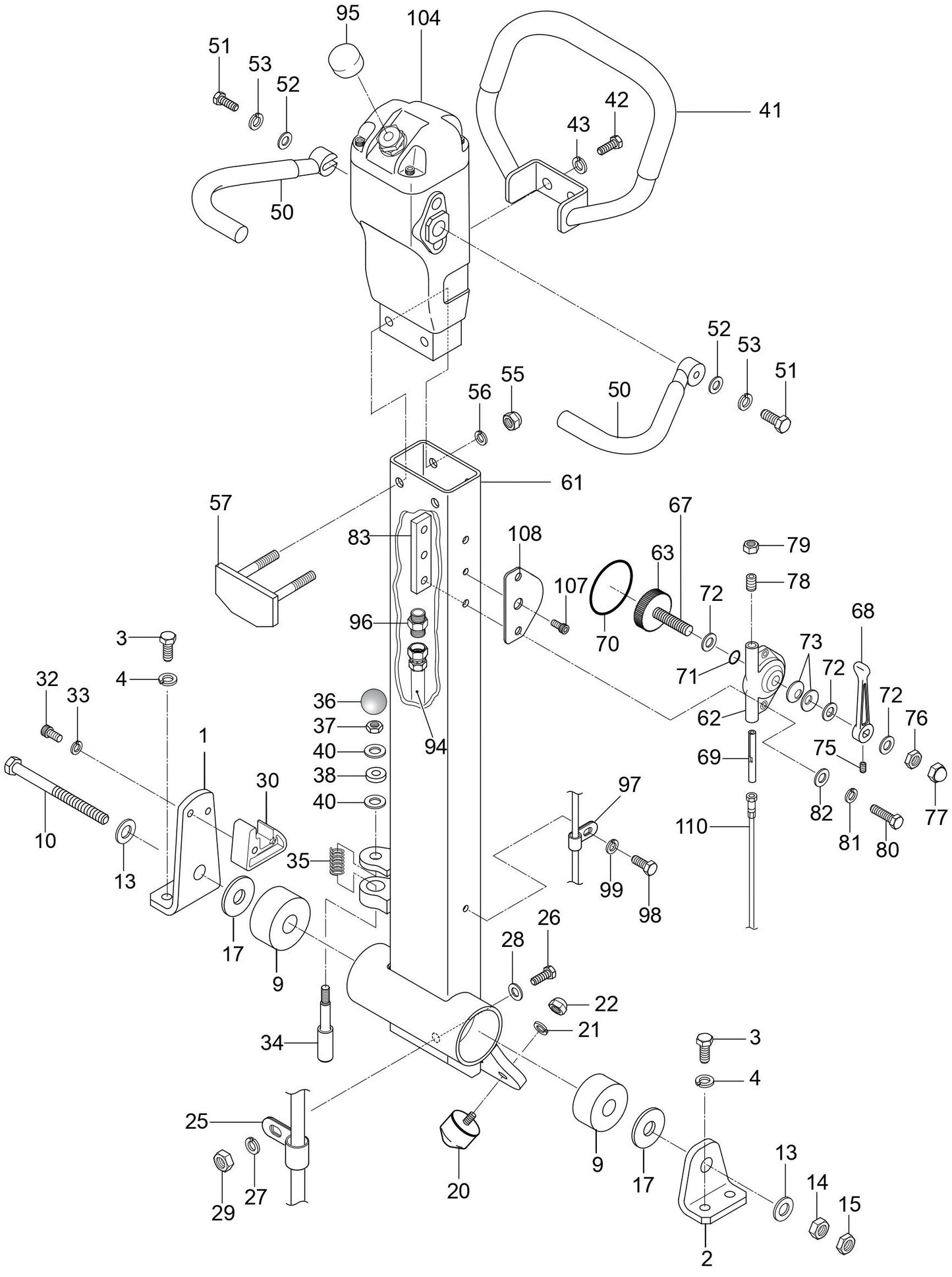 MVH158GH Control Assembly Parts