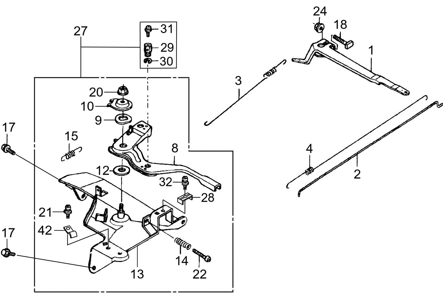 MVH308GH Honda GX270UT2SCM Control Assembly Parts