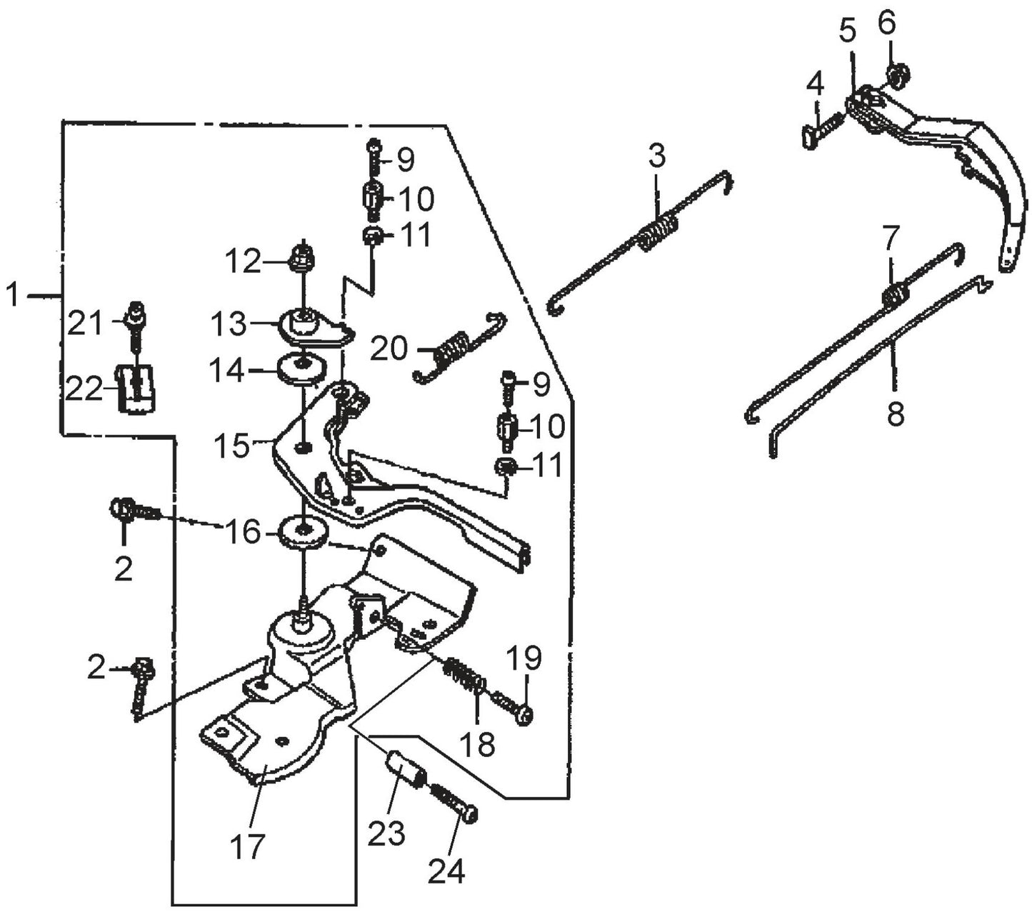 MVH120VGH GX160U1SMX4 Engine Control Assembly Parts