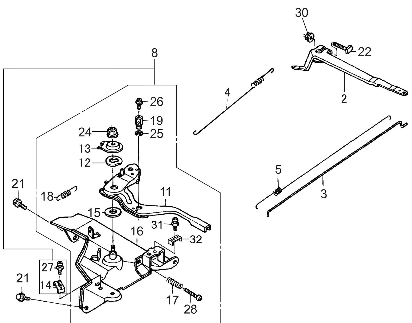 MVH208GH Honda GX240UT2SMXC/GX270UT2SCM Engine Control Assembly Parts