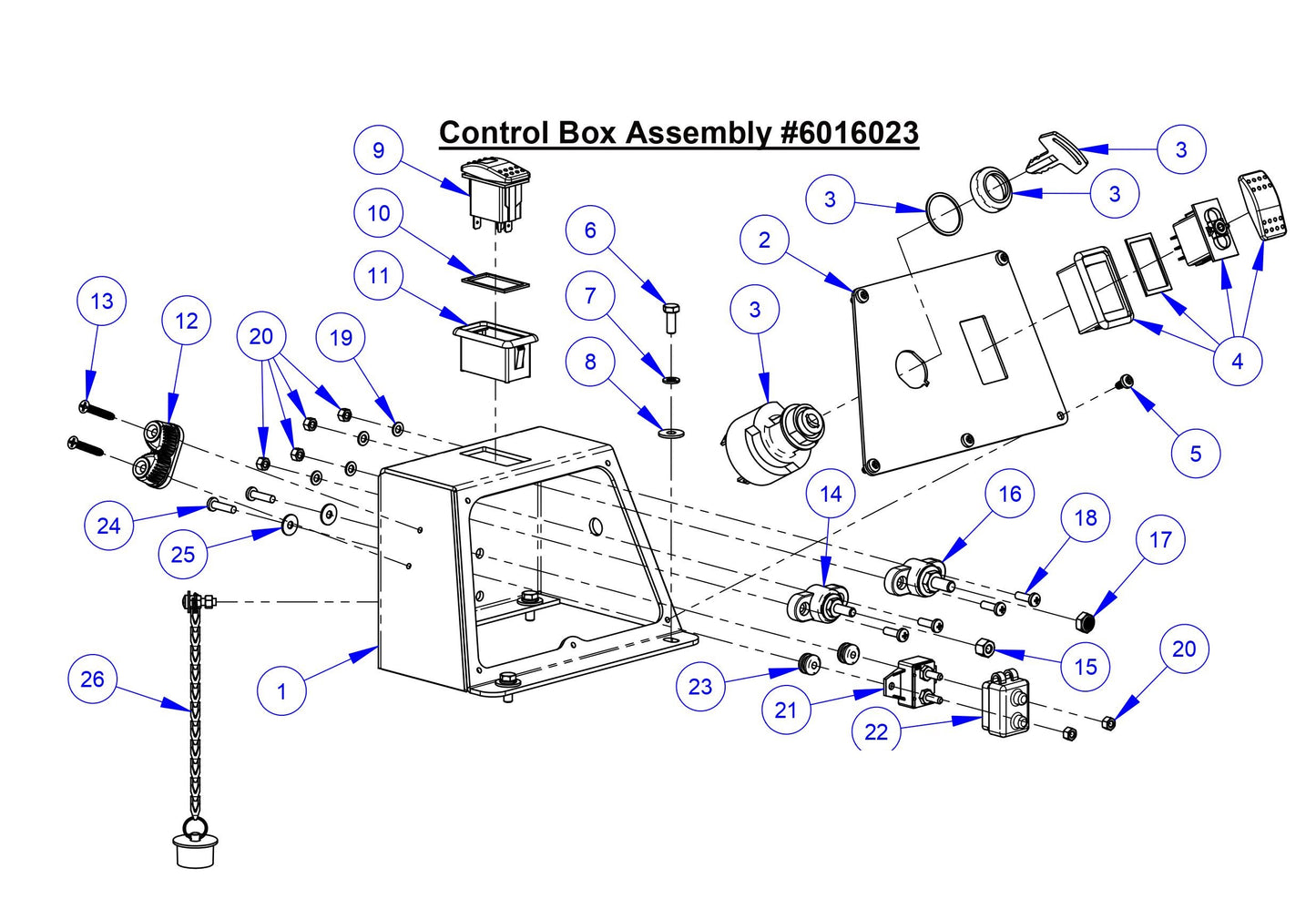 CC9074DK Control Box Assembly