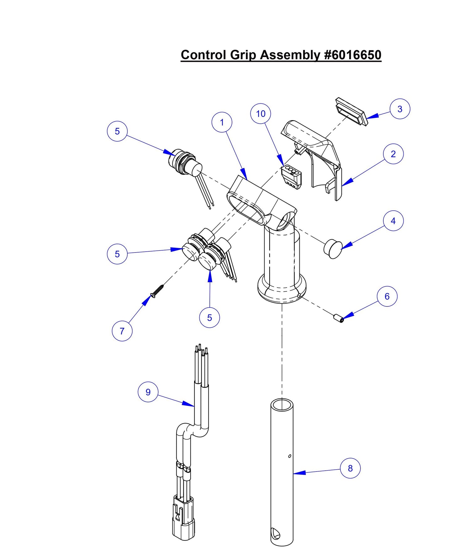 CC8574DD Control Grip Assembly