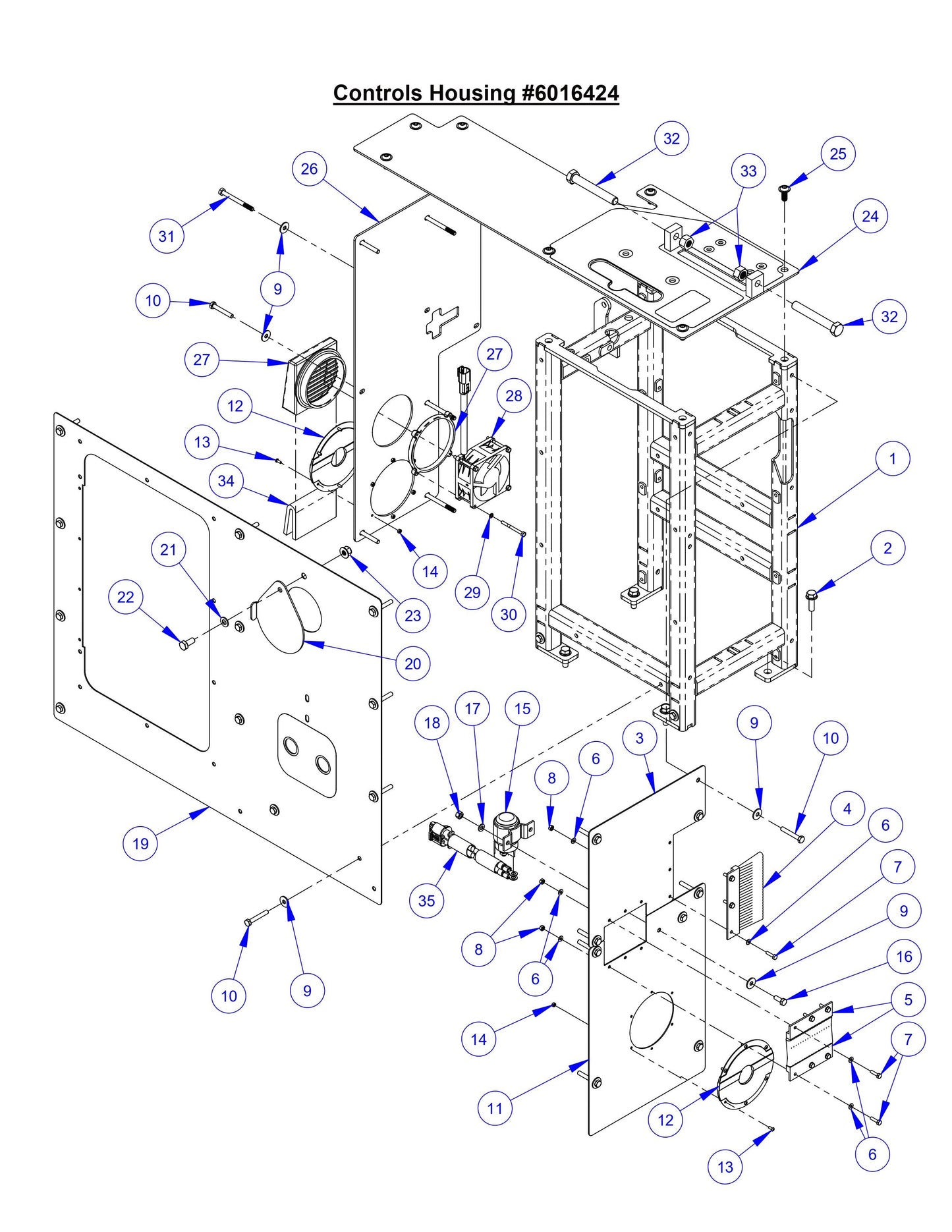 CC8574DD Controls Housing