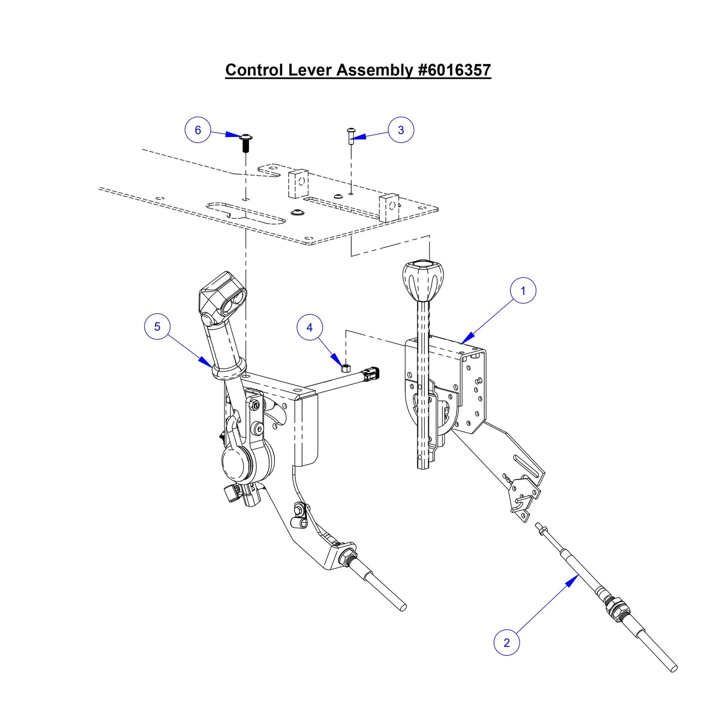 CC8574DD Control Lever Assembly