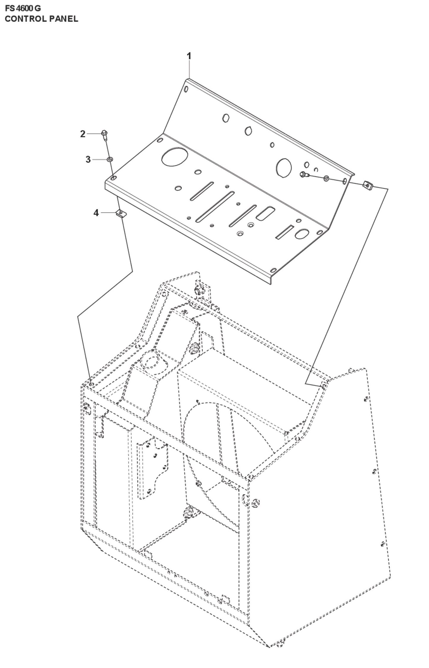 Control Panel Parts For FS4600 G By Husqvarna