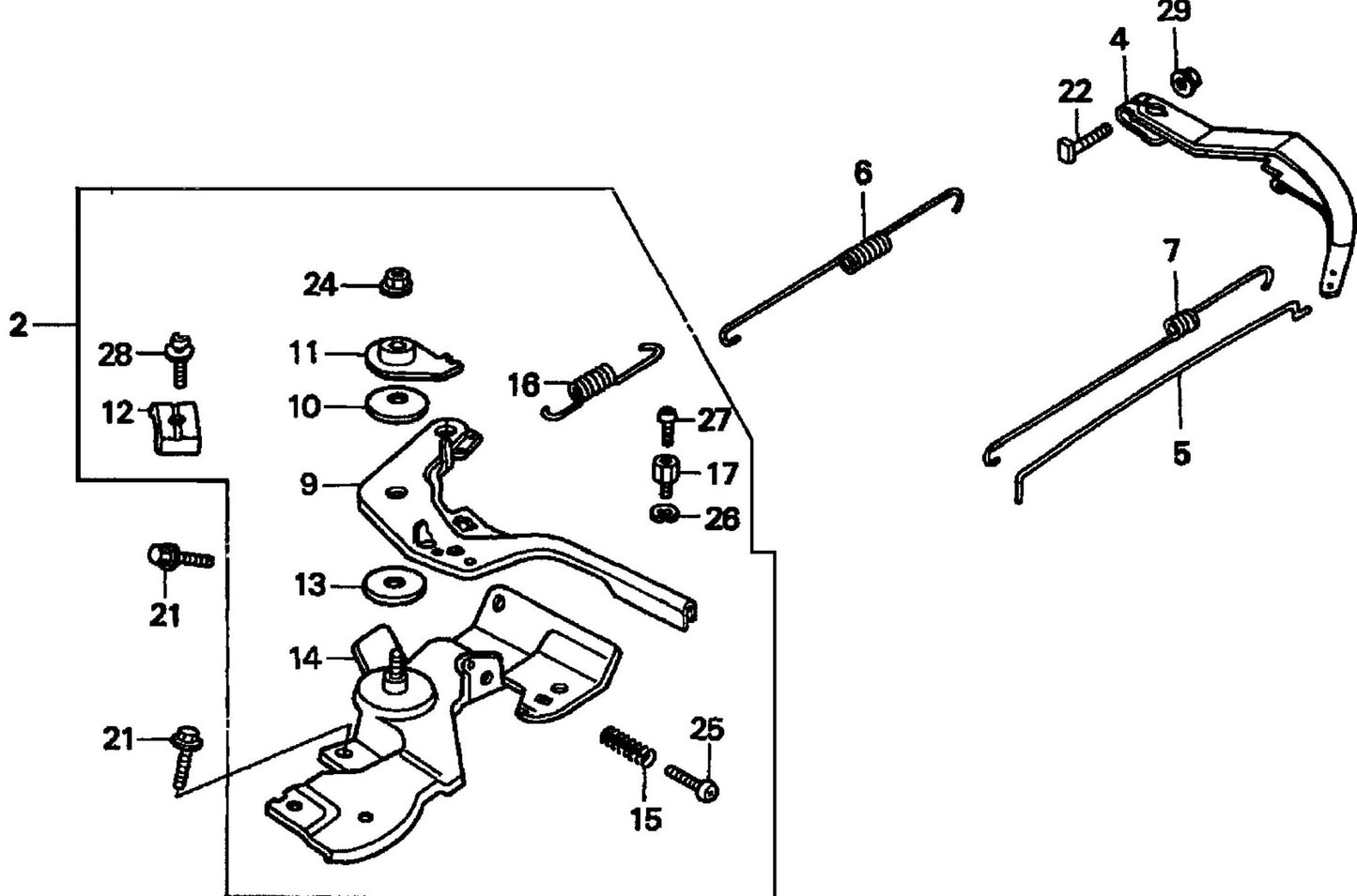 MVC90H Honda GX160K1QMX2/GX160U1QMX2 Engine Control Assembly Parts