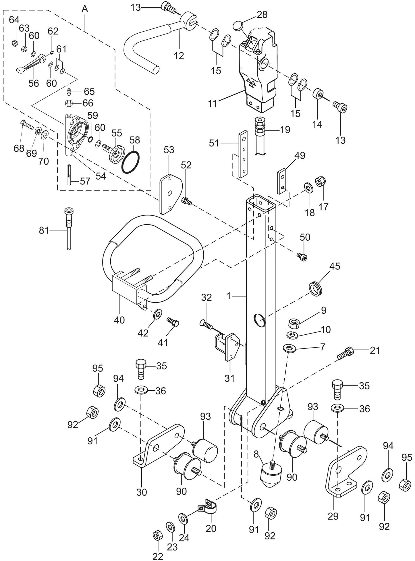 MVH120VGH Control Assembly Parts