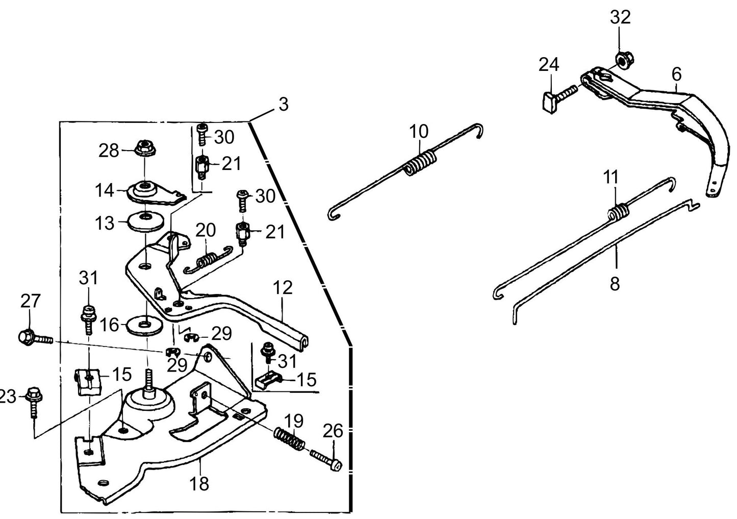 MVC64-VH/VHW Honda GX120U1SM12 Engine Control Assembly Parts