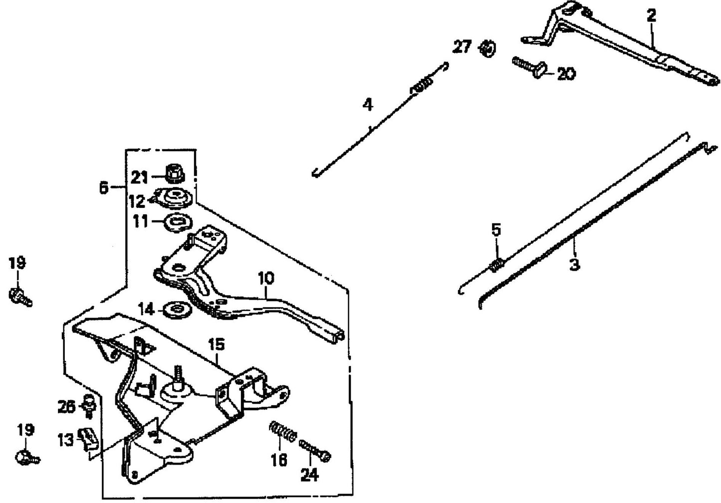 T30H HONDA GX240K1PMT2 Engine Control Assembly Parts By Multiquip