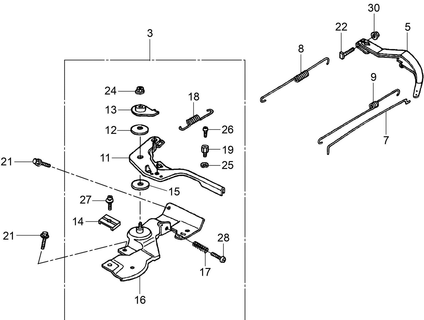 MVH128GH Honda GX160UT2SCM Control Assembly Parts