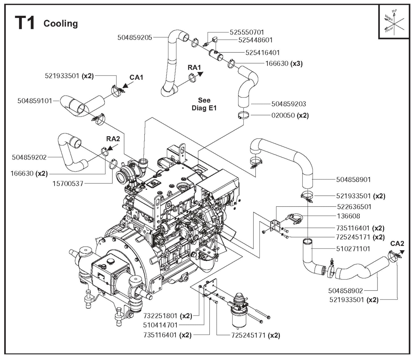 Cooling Parts For FS6600D By Husqvarna