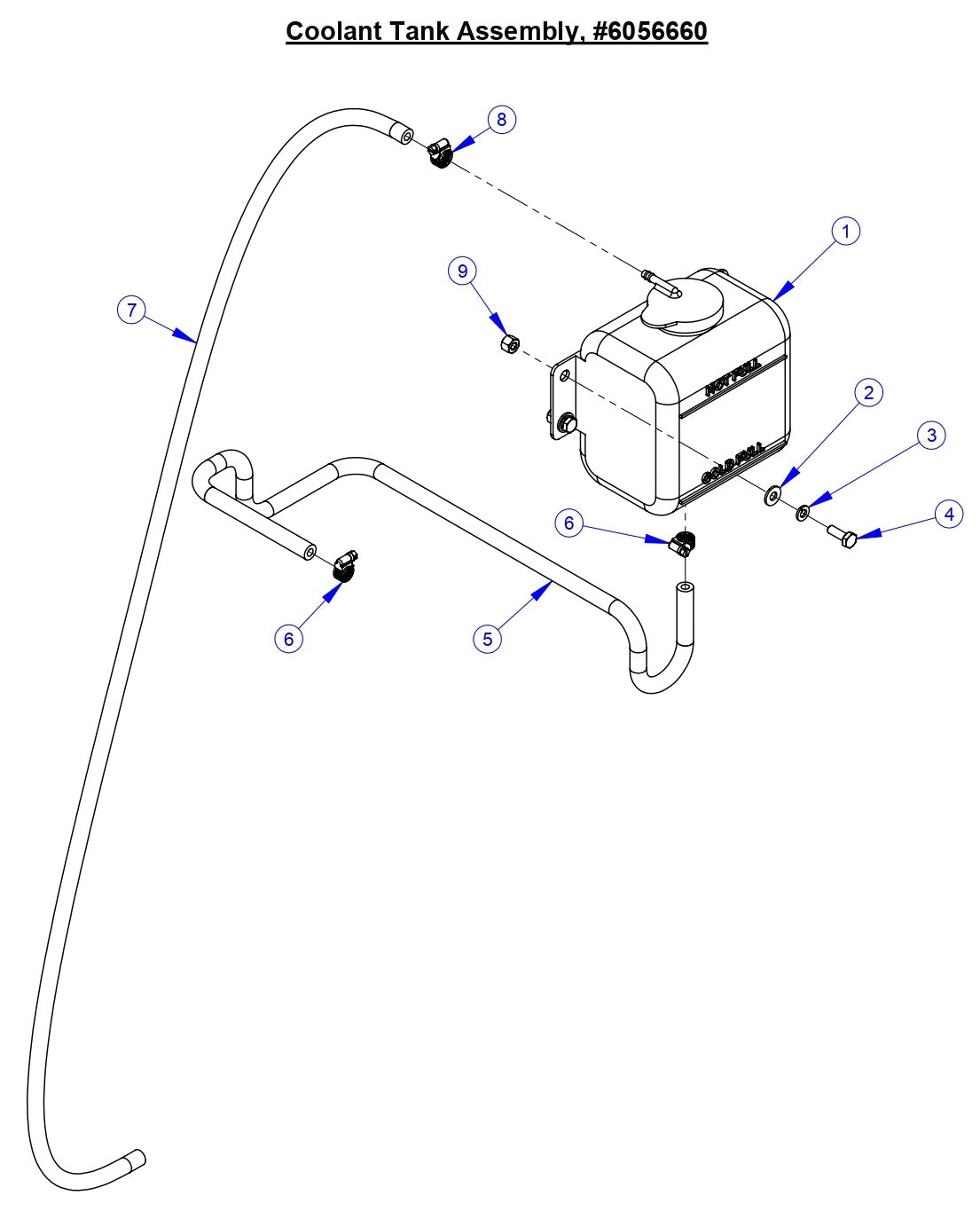 CC5555GK Coolant Tank Assembly