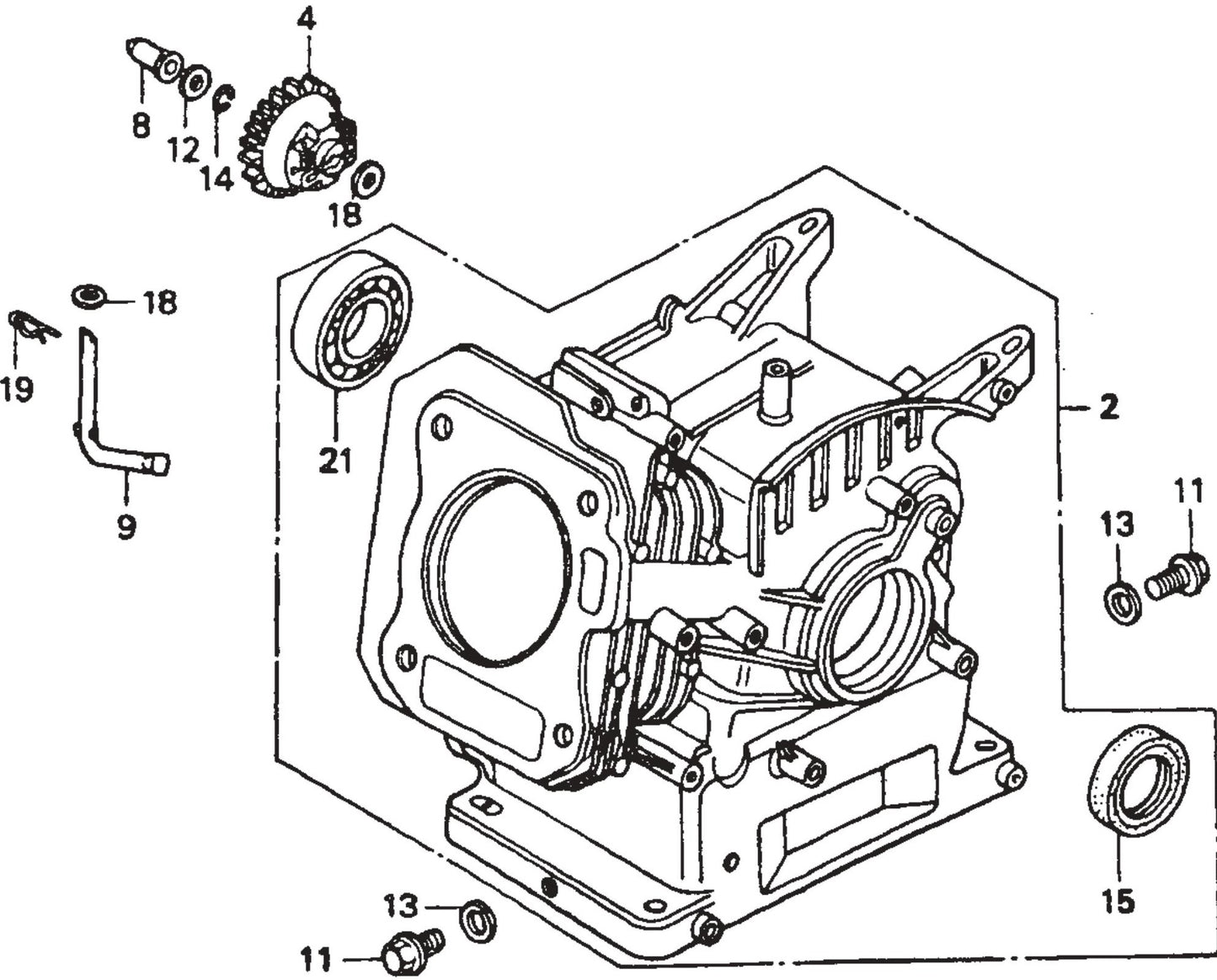 MVC77 Honda GX160K1QX2 Cylinder Barrel  Assembly Parts