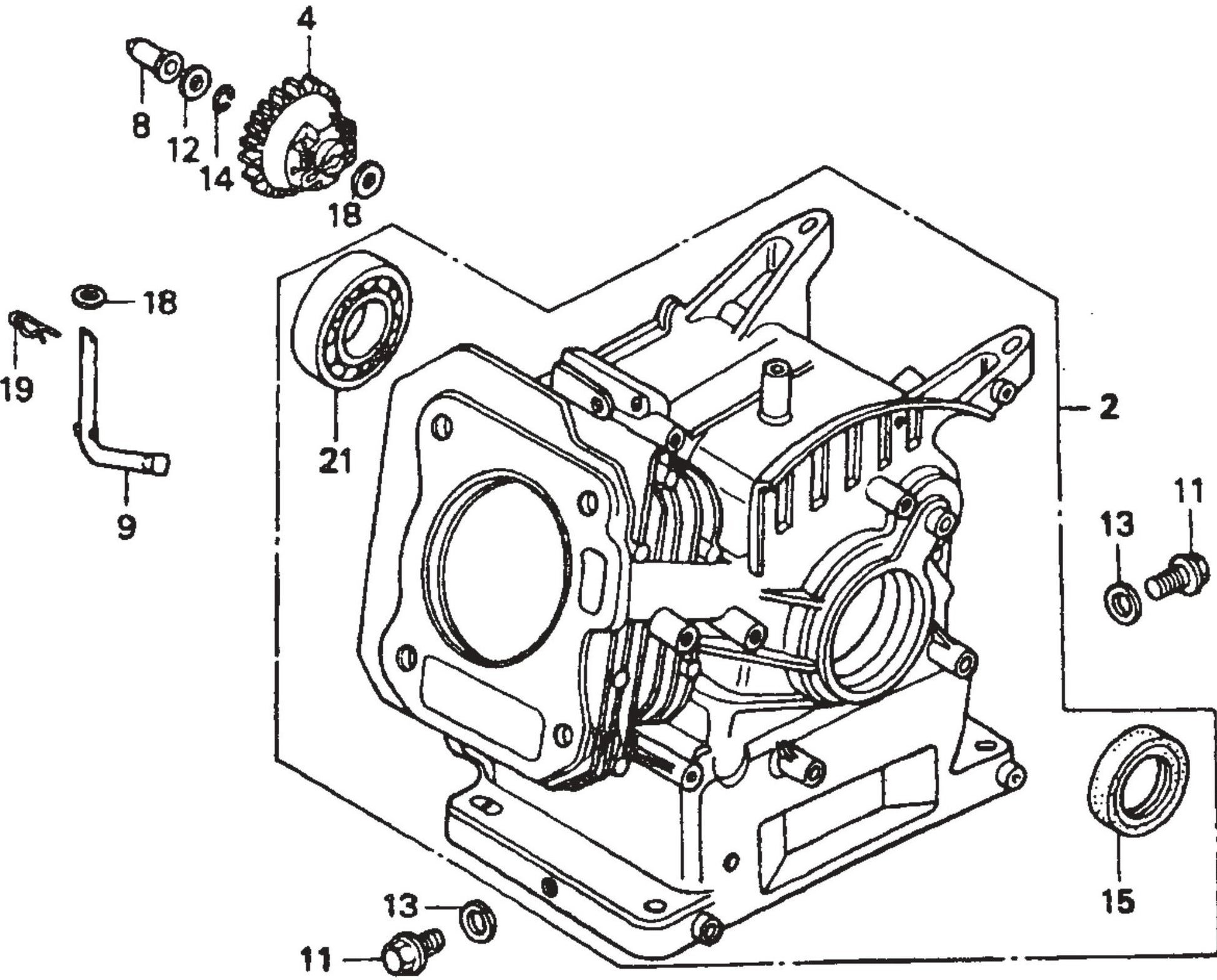 MVC77 Honda GX160K1QX2 Cylinder Barrel  Assembly Parts