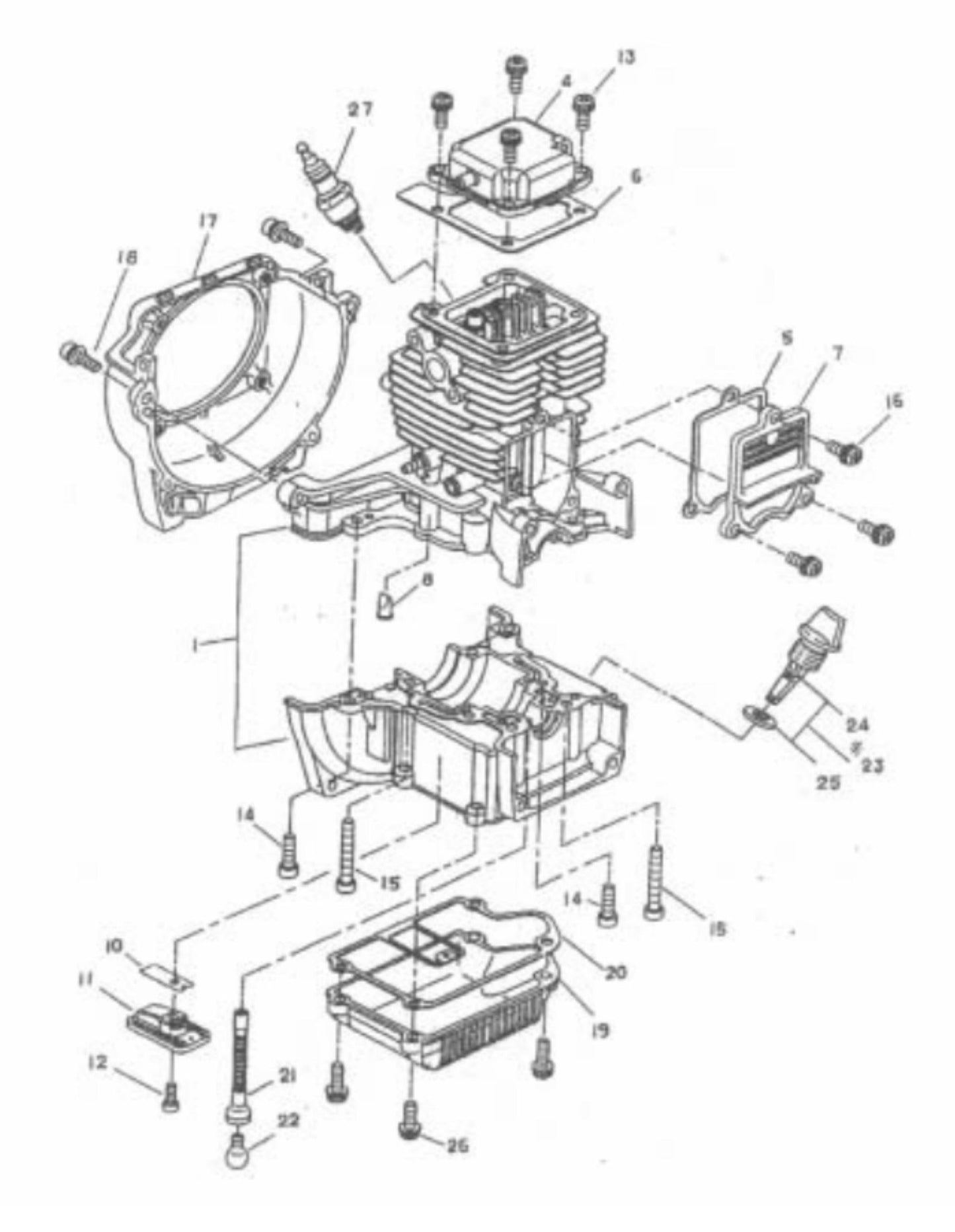 Cylinder Block Parts For EZ Vibe Concrete Vibrator Motors By Wyco