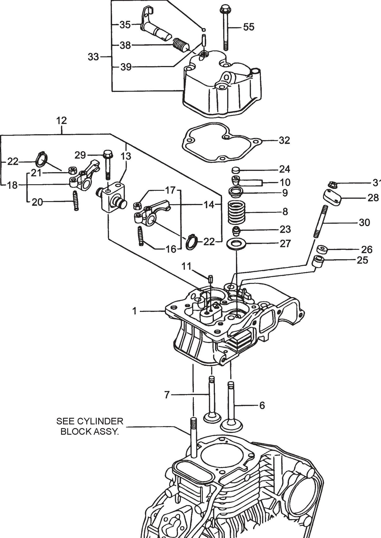 MT86D2 Yanmarl-48V6 Engine Cylinder Head Assembly Parts