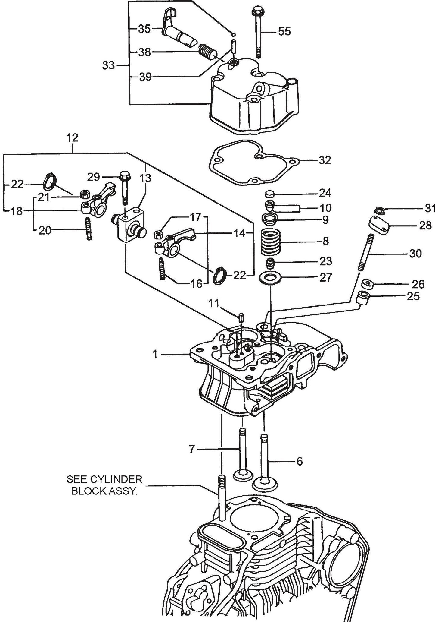 MT76D2 Yanmarl-48V6 Engine Cylinder Head Assembly Parts
