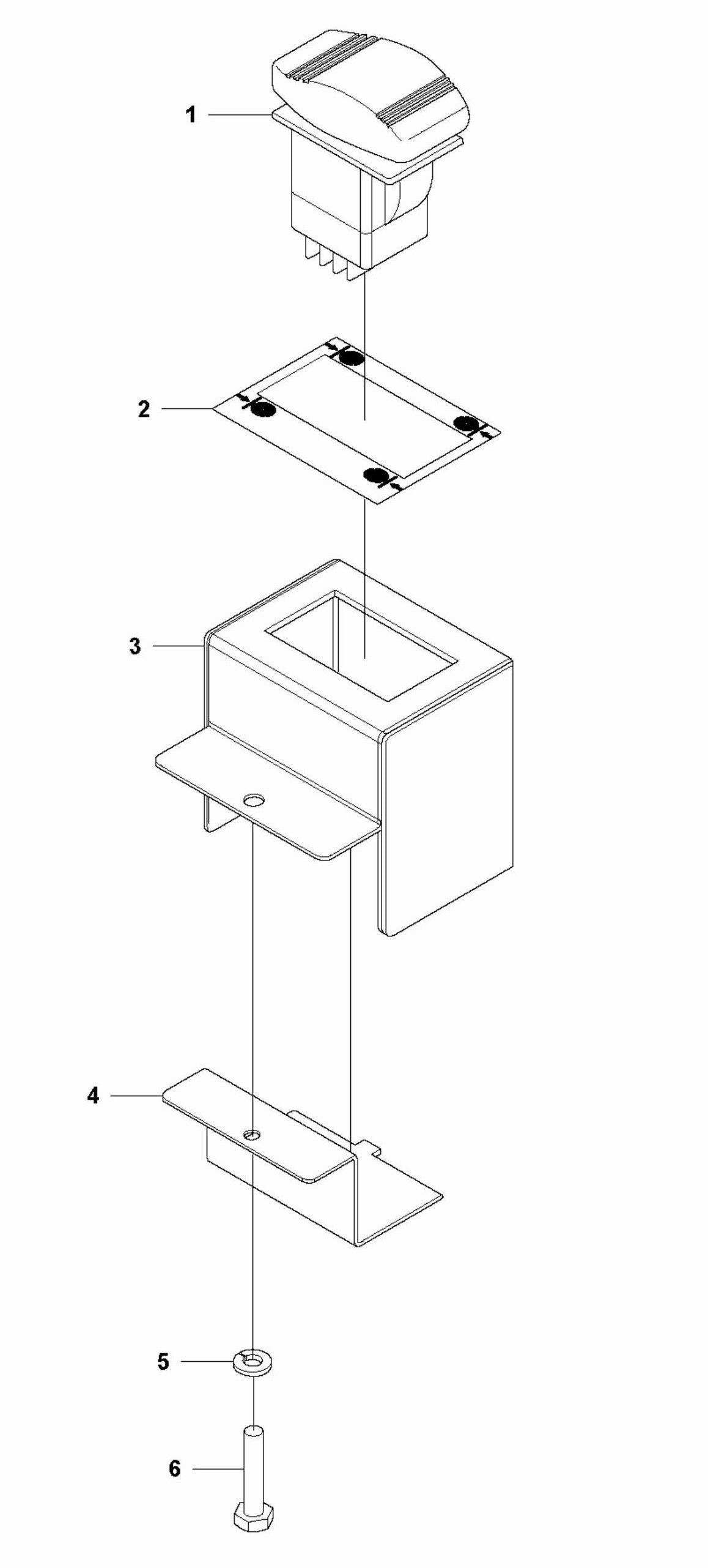 Soff Cut 4000 Actuator Switch Assembly Parts by Husqvarna