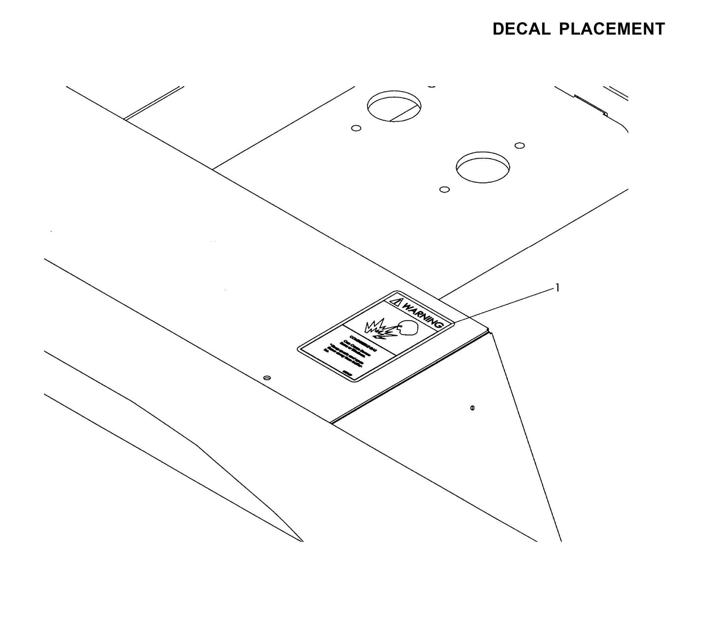 V-Series Maxi-Lite 15-20KW-Decal Placement (Fig 1) Parts By Allmand