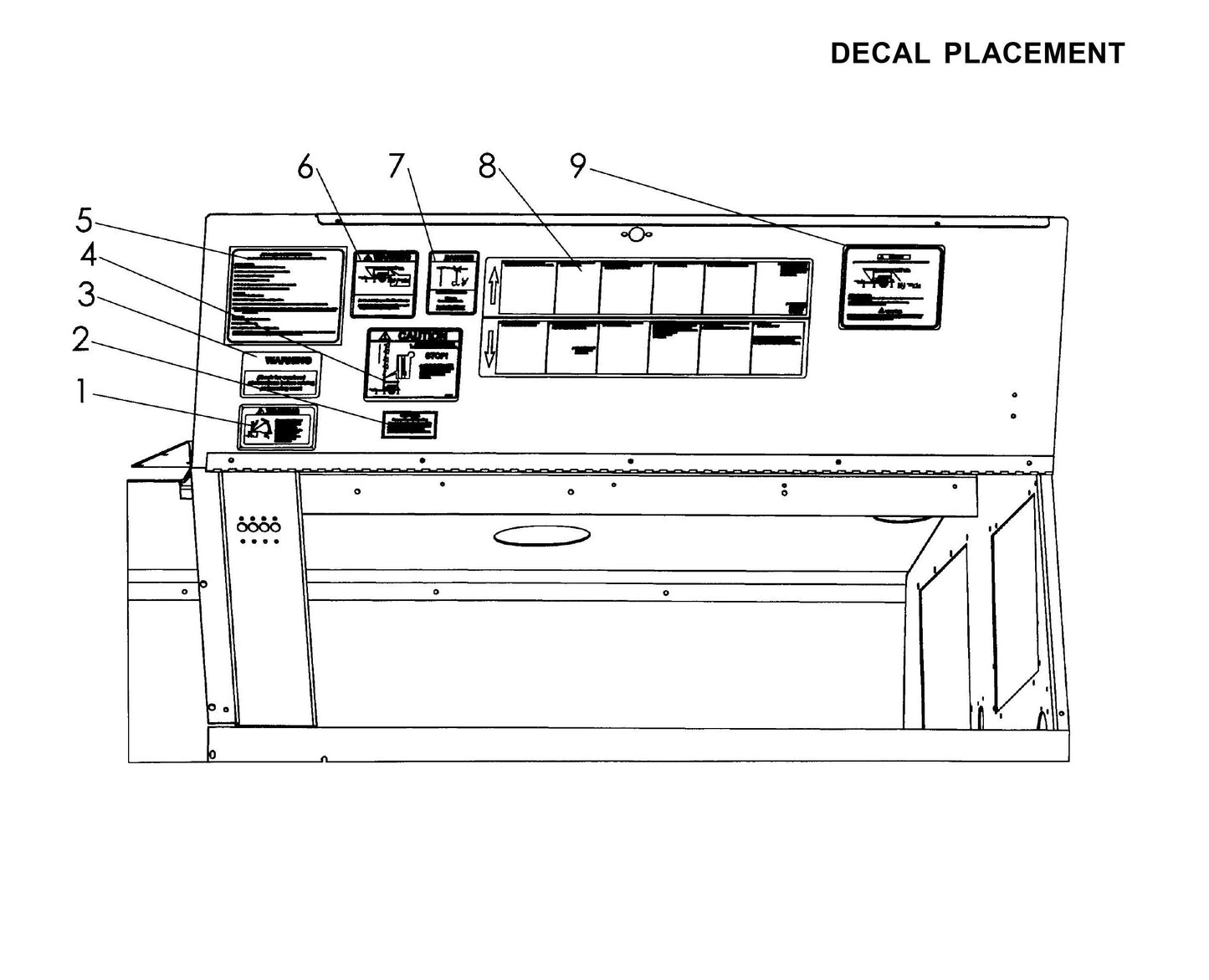 V-Series Maxi-Lite 15-20KW-Decal Placement (Fig 5) Parts By Allmand