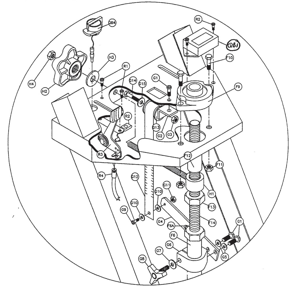 Diagram (1) Parts By Norton Clipper