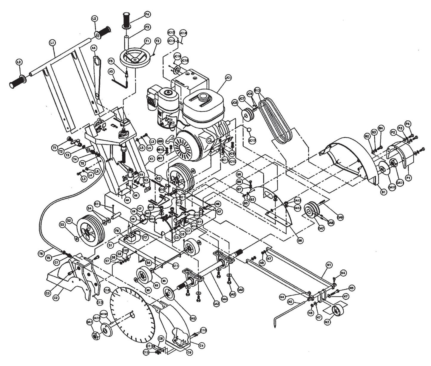 Diagram (2) Parts By Norton Clipper