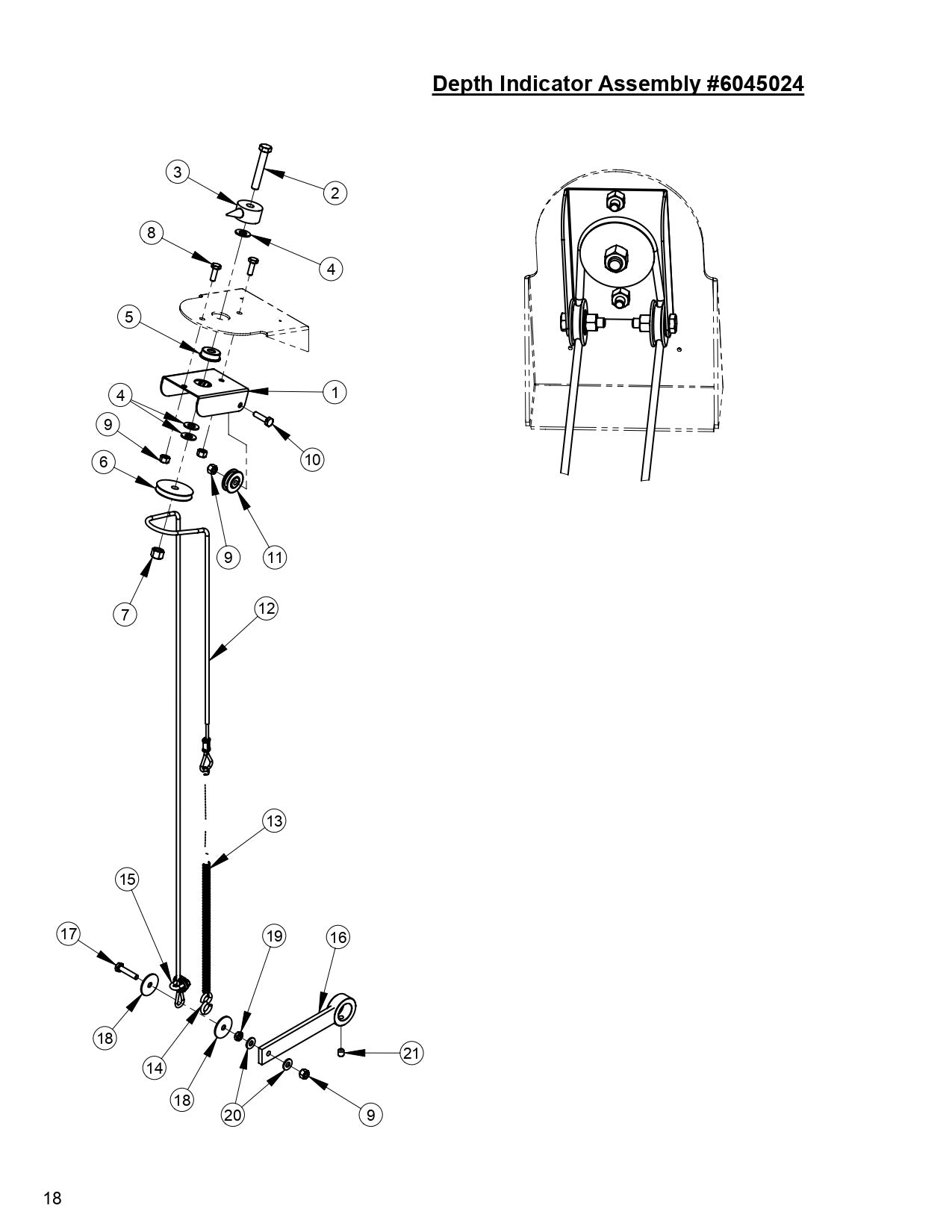 CC4144D Depth Indicator Assembly