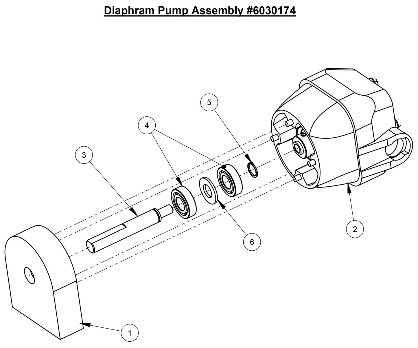 CC800M Diaphram Pump Assembly