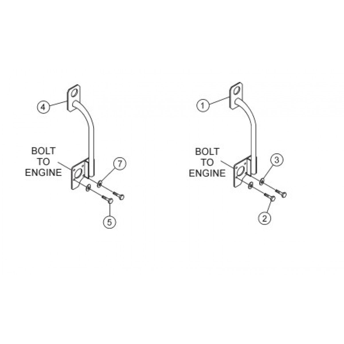 HPHA36C5H Lifting Bail Assembly (Option) Parts by Multiquip Whiteman