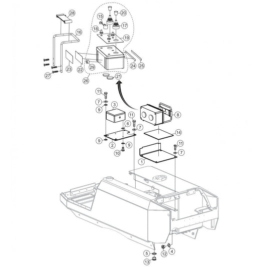 P33/24 HHMR — Transmitter Control  Assembly Parts By Multiquip